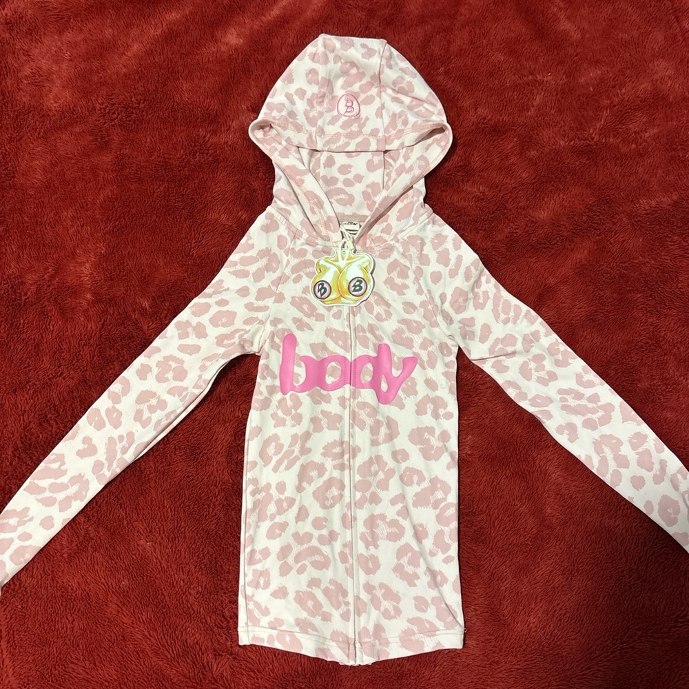 Leopard Print Pink Legging and Jacket Set